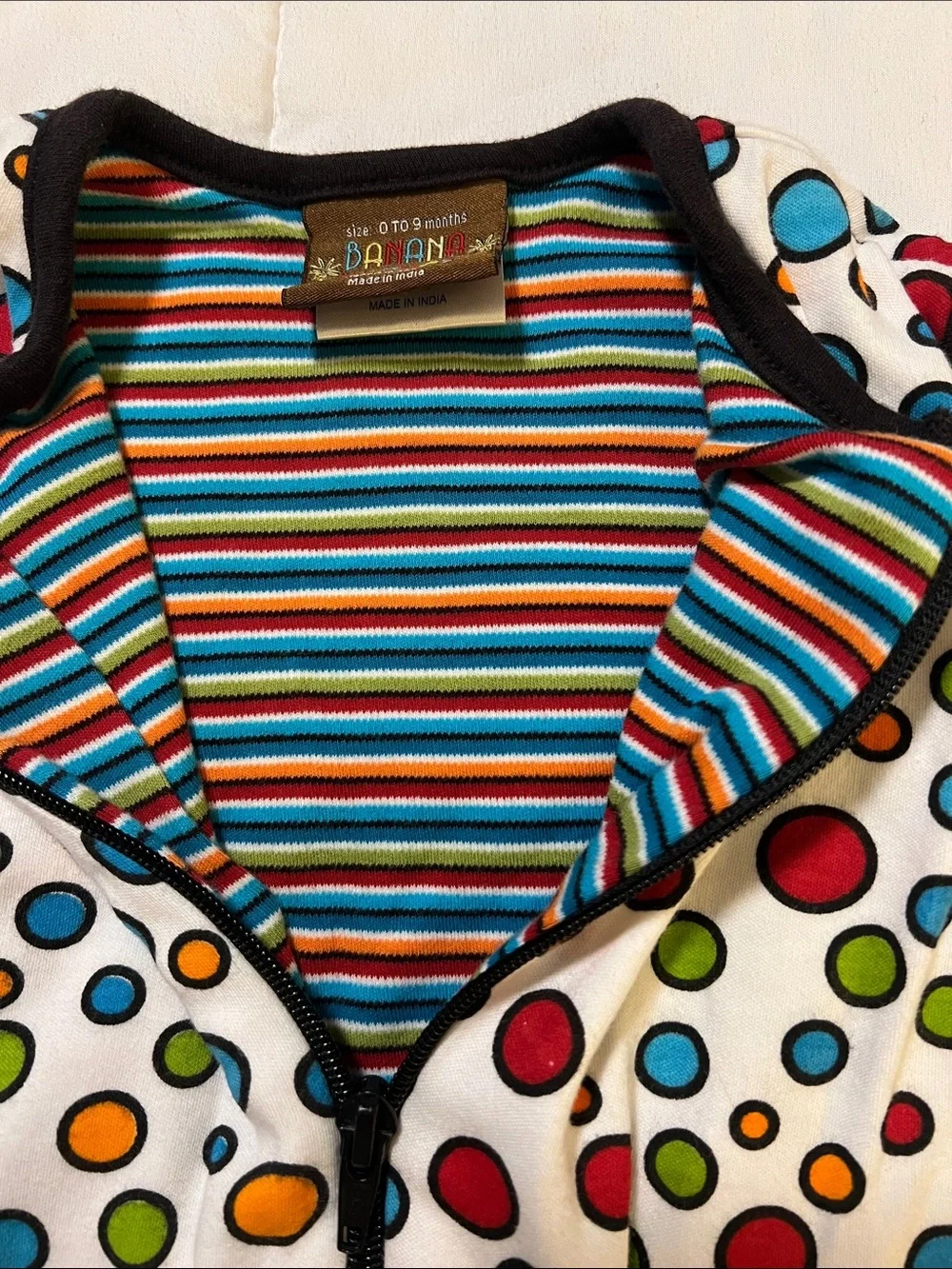Banana Hannah rainbow stripes
